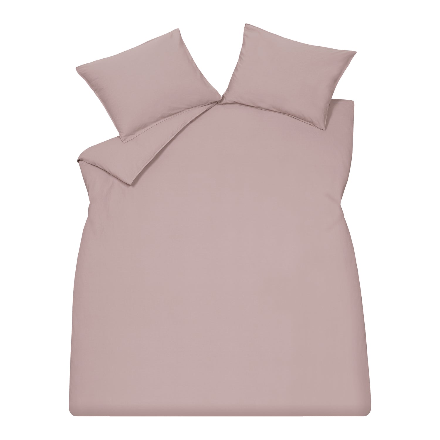 Vandyck Washed Cotton Dekbedovertrek 140 x 200/220 cm - Viola