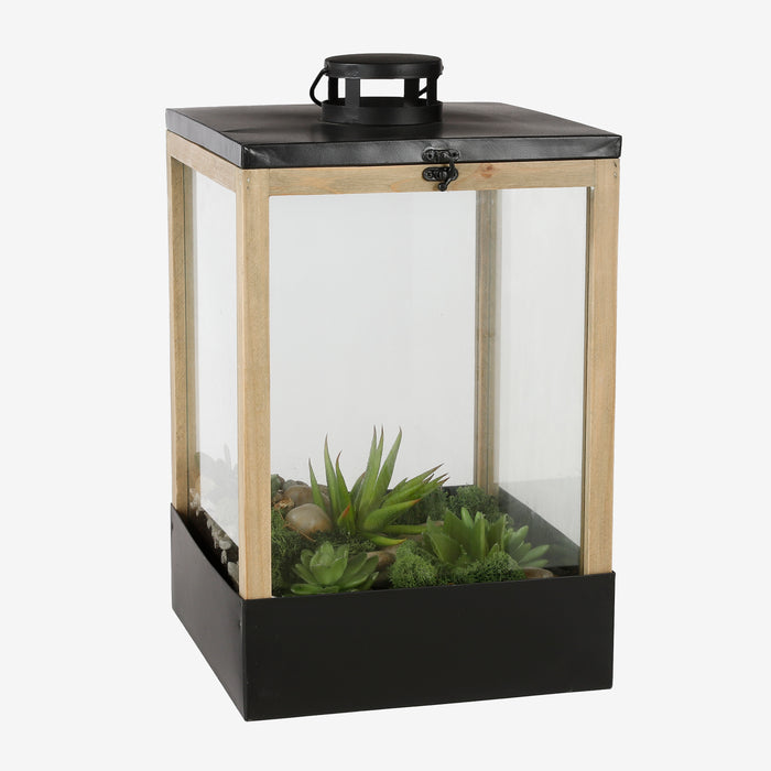 Mica Decorations Halton Lantaarn Plantenkas H42 cm