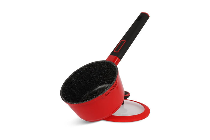 Edenberg Red Line - 12-delige Luxe Pannenset van Gesmeed Aluminium