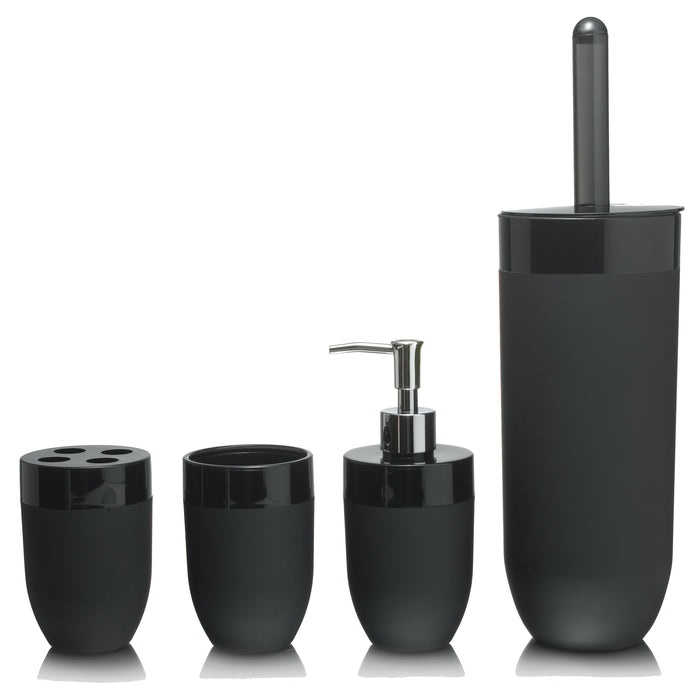 Sealskin Bloom Toiletborstel met Houder Vrijstaand - Zwart