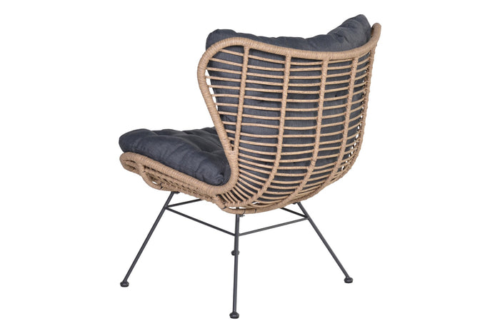 Libelle loungestoel inclusief voetenbank