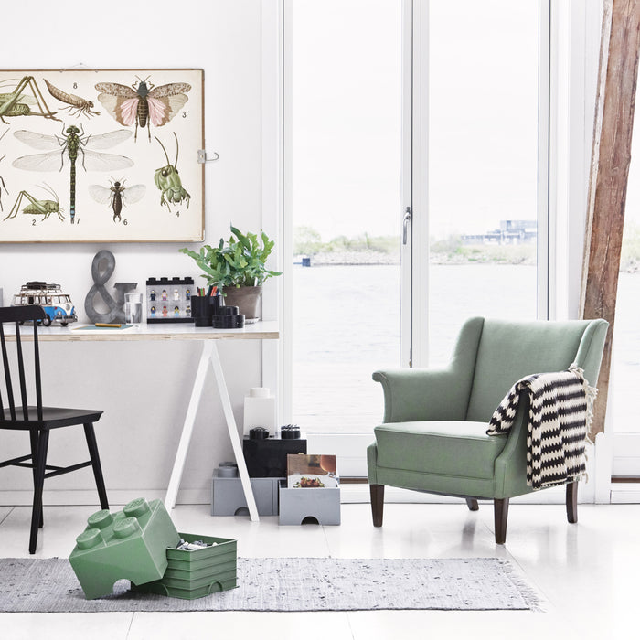 LEGO® Brick 4 Opbergbox - Grijs