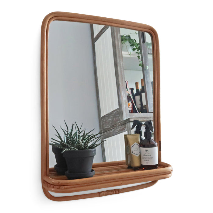 Puhlmann Rotan Spiegel - H 60 x B 45 cm