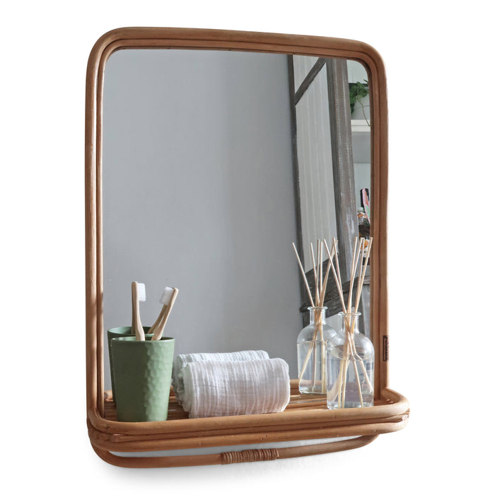 Puhlmann Rotan Spiegel - H 60 x B 45 cm