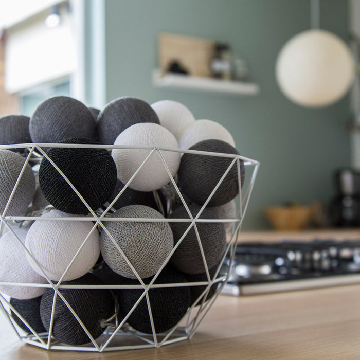 Cotton Ball Lights Regular lichtslinger grijs - Antra 50