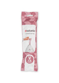 Brabantia Type V PerfectFit Afvalzak 3 Liter - 20 zakken