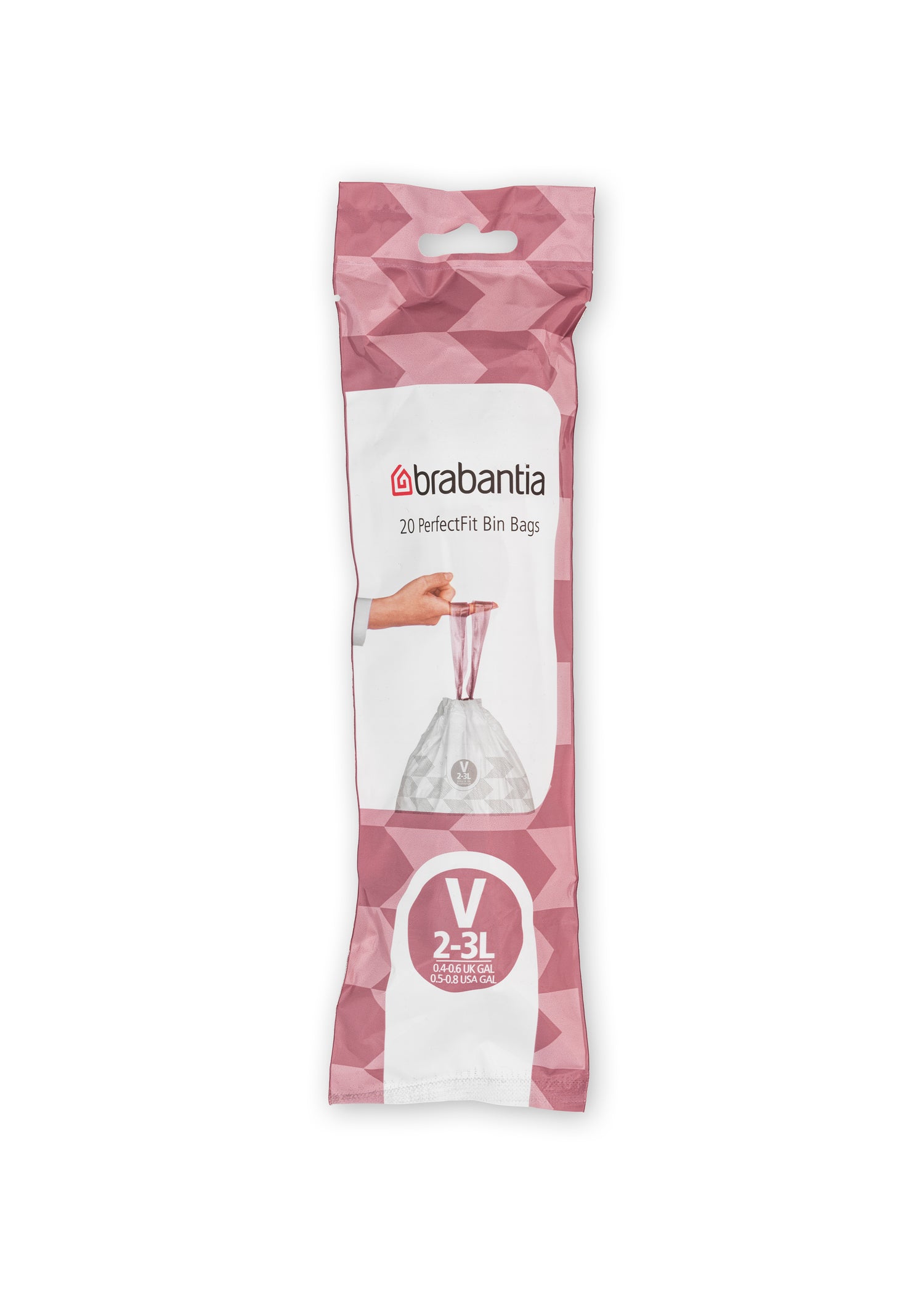 Brabantia Type V PerfectFit Afvalzak 3 Liter - 20 zakken