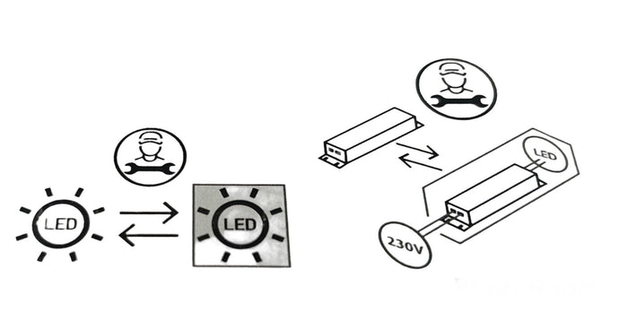 Paul Neuhaus Tafellamp TILL RVS incl. Stappendimmer