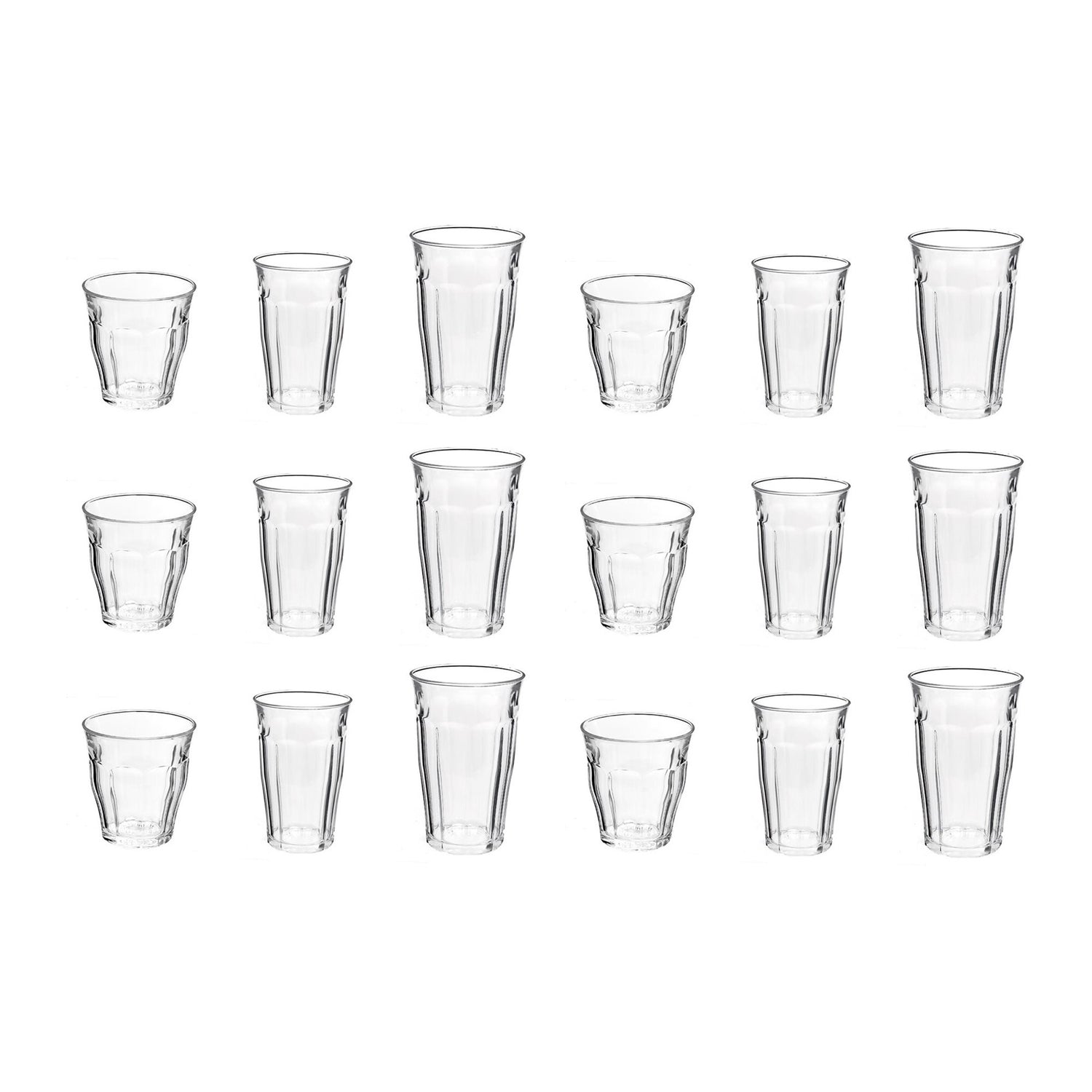 Duralex Picardie Glazenset - 18-delig