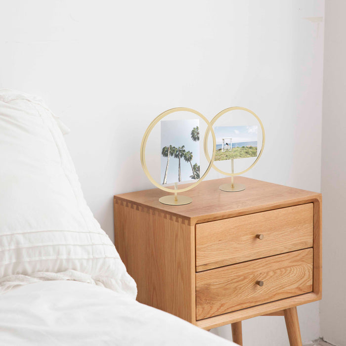 Umbra Infinity Fotolijst Rond 13 x 18 cm - Goud