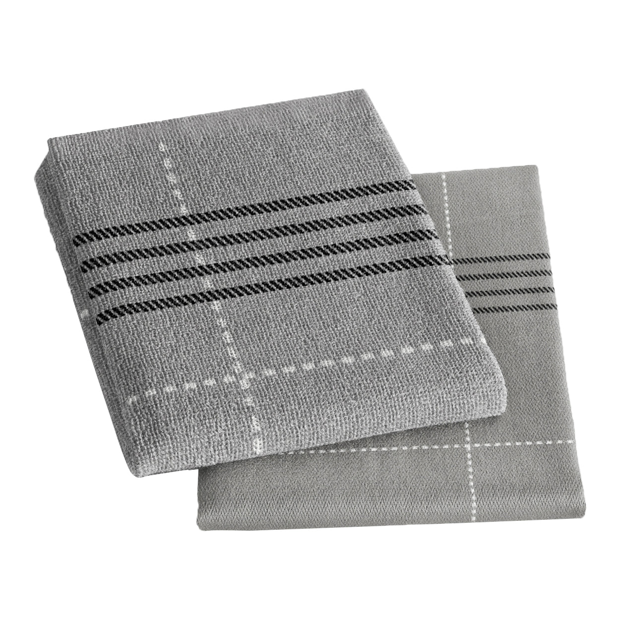 DDDDD Morvan Keukendoek en Theedoek - Grey