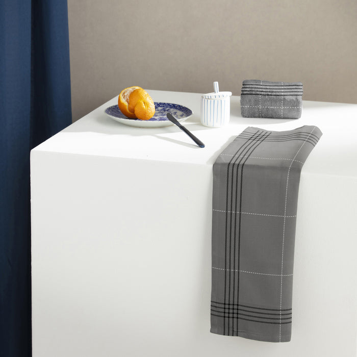 DDDDD Morvan Keukendoek en Theedoek - Grey