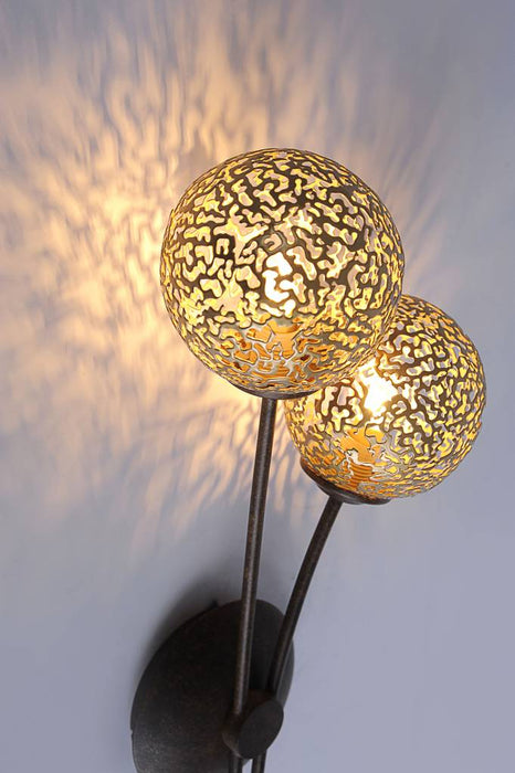 Paul Neuhaus Wandlamp GRETA Roest 2 Lichts