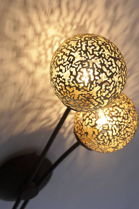 Paul Neuhaus Wandlamp GRETA Roest 2 Lichts