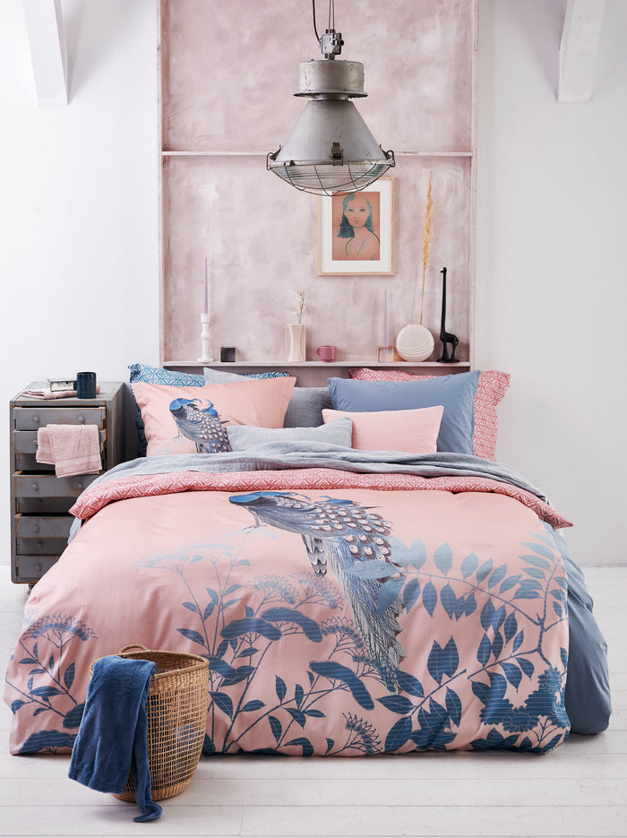 Vandyck Dekbedovertrek PURE 33 Vintage Blue 240x220 cm (percalkatoen)