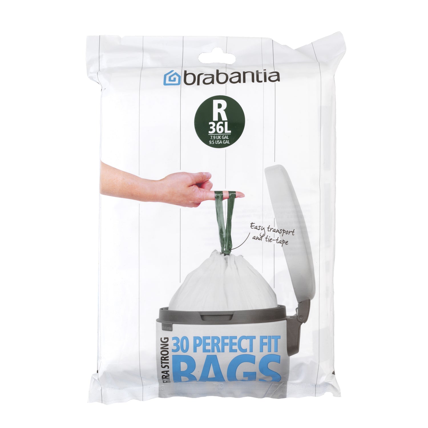 Brabantia Type R PerfectFit Afvalzak Dispenser 36 Liter - 30 zakken