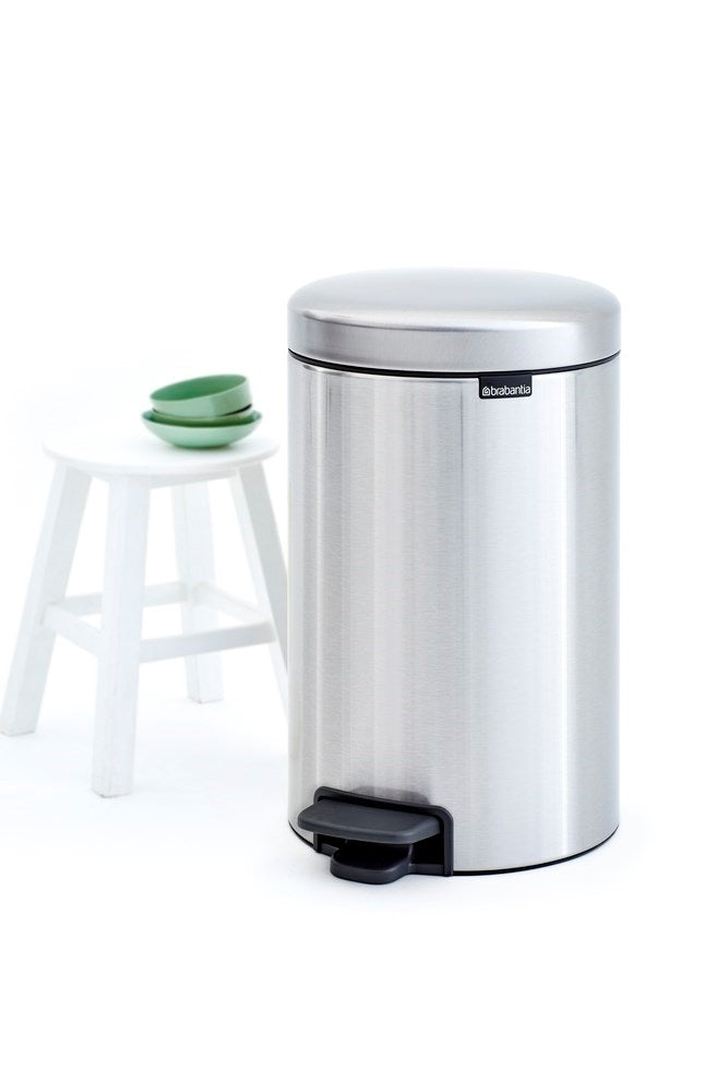 Brabantia NewIcon Pedaalemmer 12 L - Matt Steel