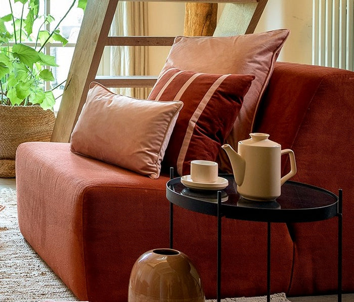 Dutch Decor kussenhoes FINN - 60x60 cm Muted Clay