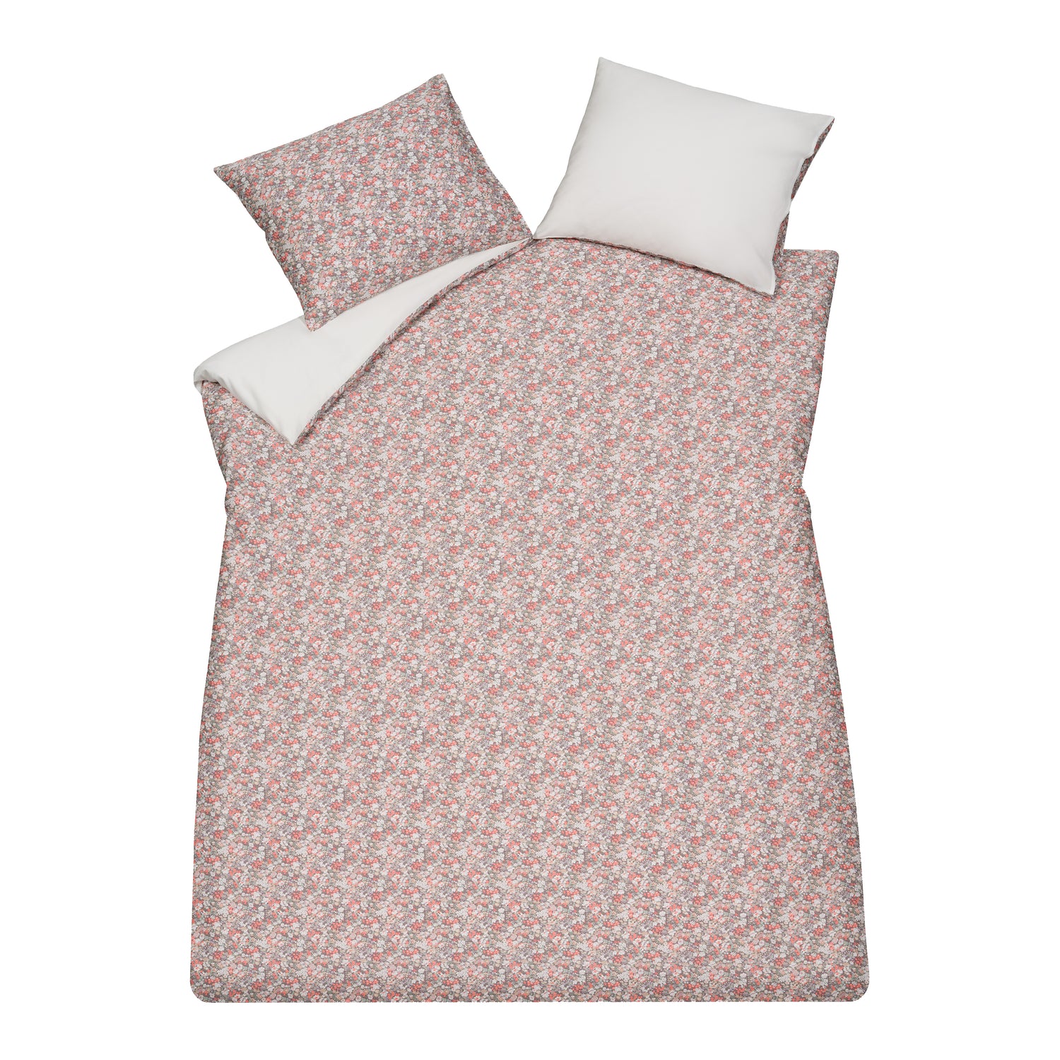 Vandyck Pure 62 Satin Flower Dekbedovertrek 140 x 200/220 cm - Multicolor