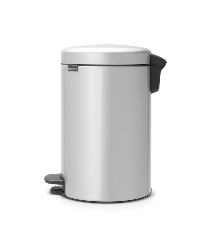 Brabantia NewIcon Pedaalemmer 12 L - Metallic Grey