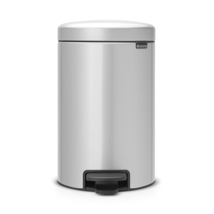 Brabantia NewIcon Pedaalemmer 12 L - Metallic Grey