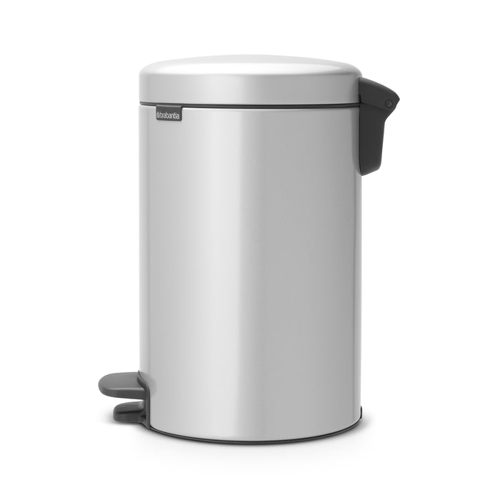 Brabantia NewIcon Pedaalemmer 12 L - Metallic Grey