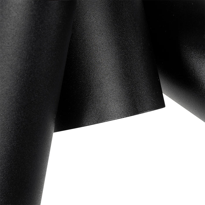 QAZQA Design spot zwart 2-lichts verstelbaar - Michael