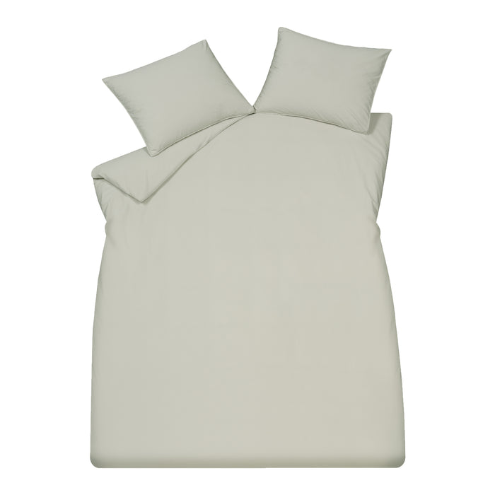 Vandyck Pure 63 Percale Dekbedovertrek 240 x 200/220 cm - Pale Olive