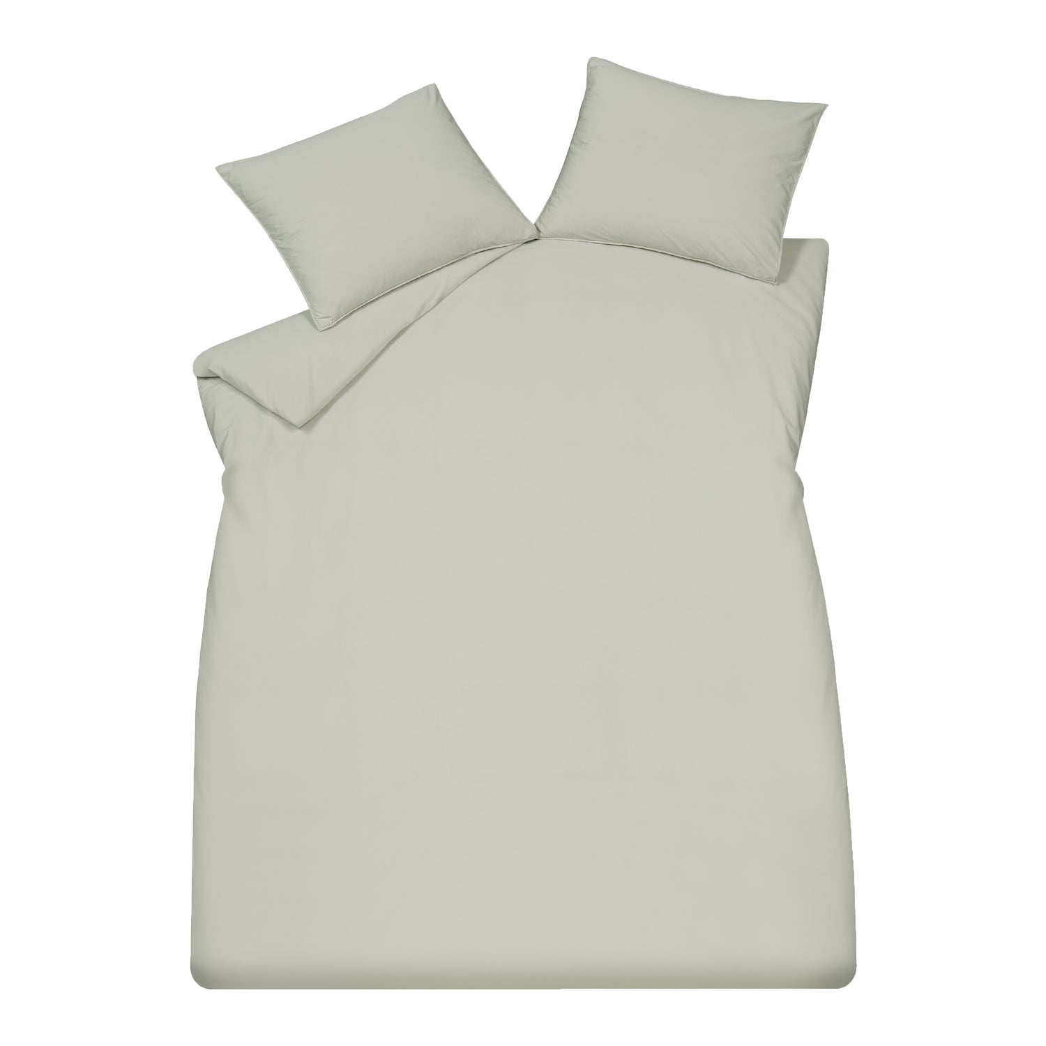 Vandyck Pure 63 Percale Dekbedovertrek 200 x 200/220 cm - Pale Olive