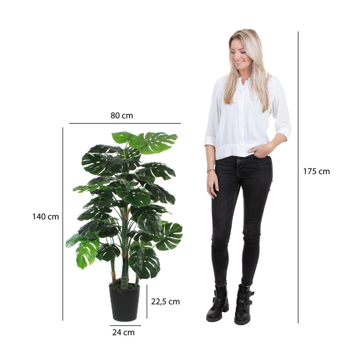 Mica Decorations Monstera Kunstplant H140 cm