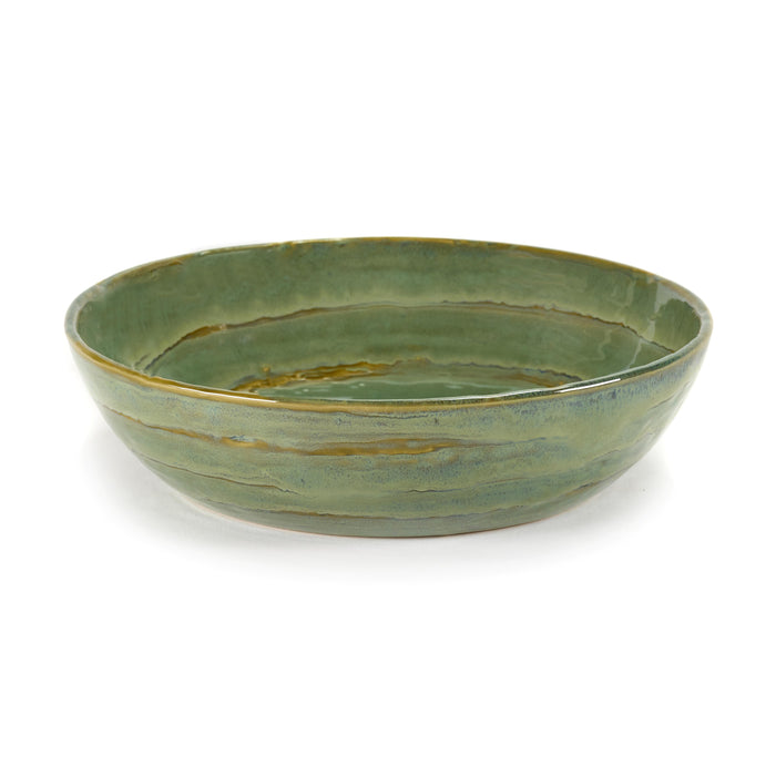 SERAX - Pascale Naessens - Pure Saladeschaal Ø 20 cm - Zeegroen - Set van 4
