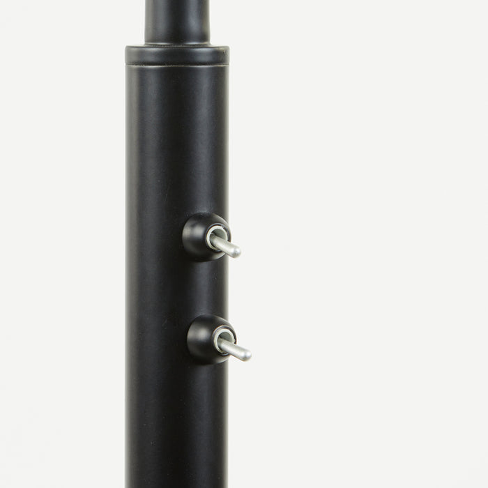 Light & Living Vloerlamp Montana - Zwart - Ø25cm