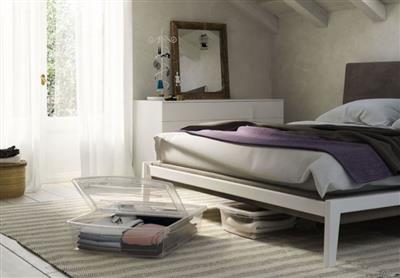 Kis Opbergbox, Spinning Box, maat XL, 56L, helder