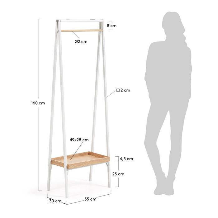 Kave Home Belgrad Kapstok/Garderoberek