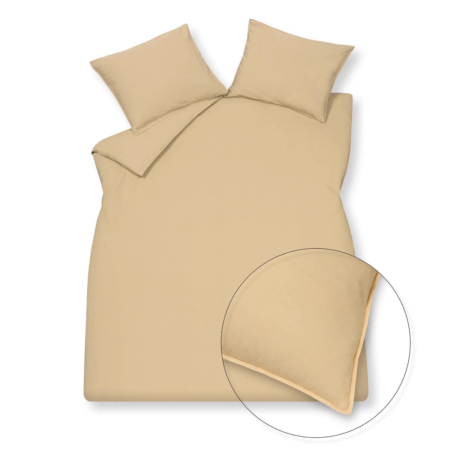 Vandyck Washed Cotton Dekbedovertrek 240 x 200/220 cm - Beach