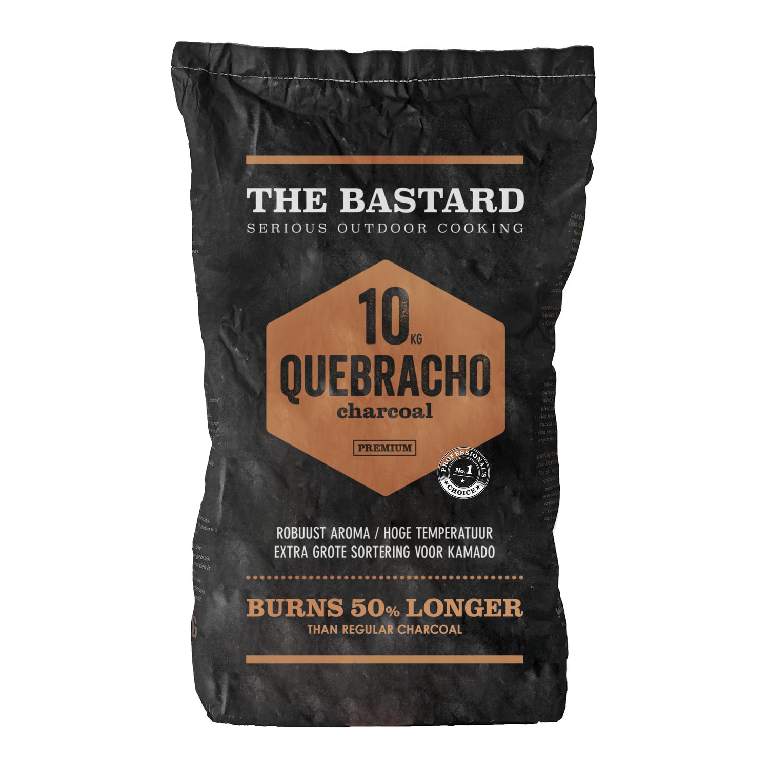 The Bastard Quebracho Houtskool 10 kg