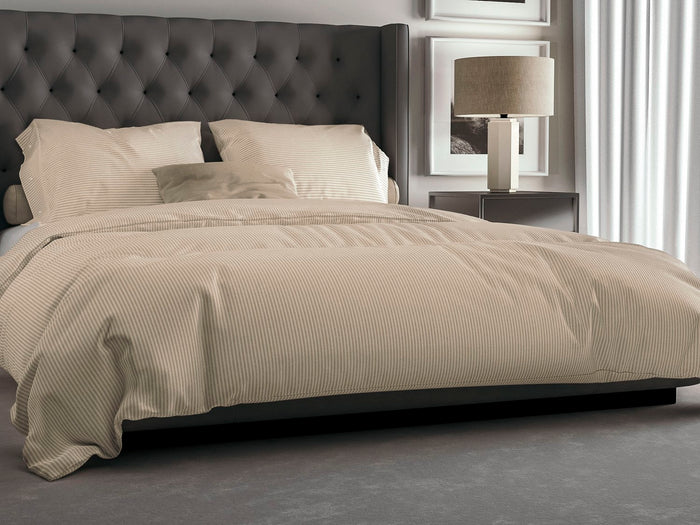 Yellow Dekbedovertrek Katoen Oxford naturel