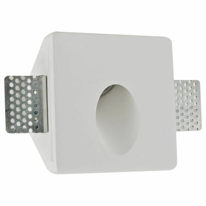 Artdelight Wandlamp Gips trimless stuc vierkant wit