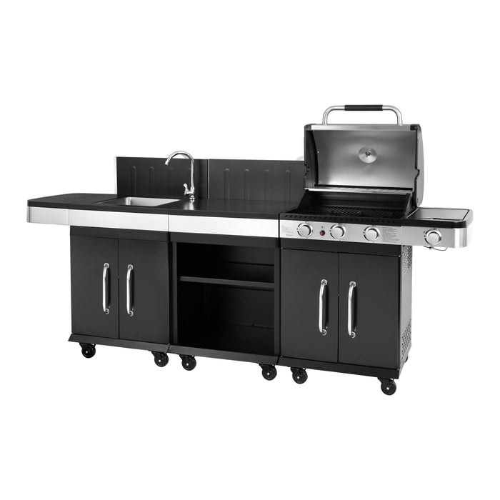 SUMM Supreme Buitenkeuken B 242 x D 57 cm