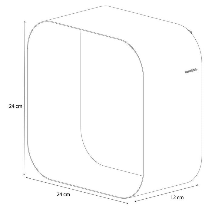Sealskin Brix Wandkubus 24 cm - Wit