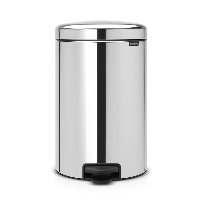 Brabantia NewIcon Pedaalemmer 20 L - Brilliant Steel