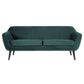 Woood Rocco 2-zitsbank - Velvet - Teal