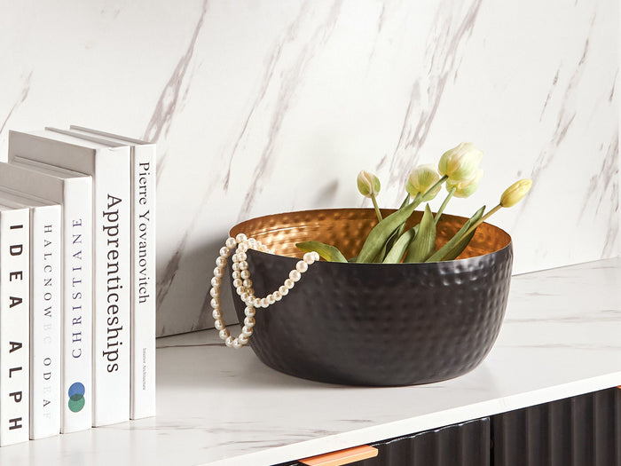 Beliani - BANHA - Decoratieve schaal - Zwart - IJzer