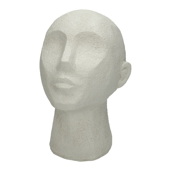 by fonQ basic Lena Ornament Hoofd 19 x 16 x 22 cm - Wit