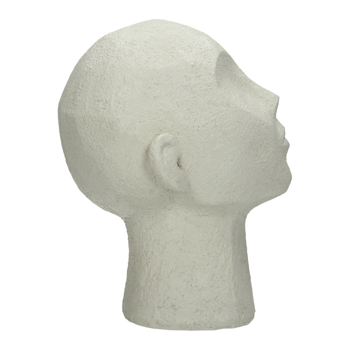 by fonQ basic Lena Ornament Hoofd 19 x 16 x 22 cm - Wit