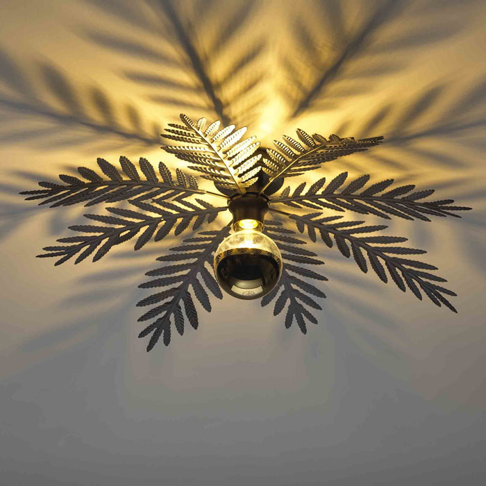 Ylumen Plafondlamp Palm 8 bladen Ø 65 cm zwart