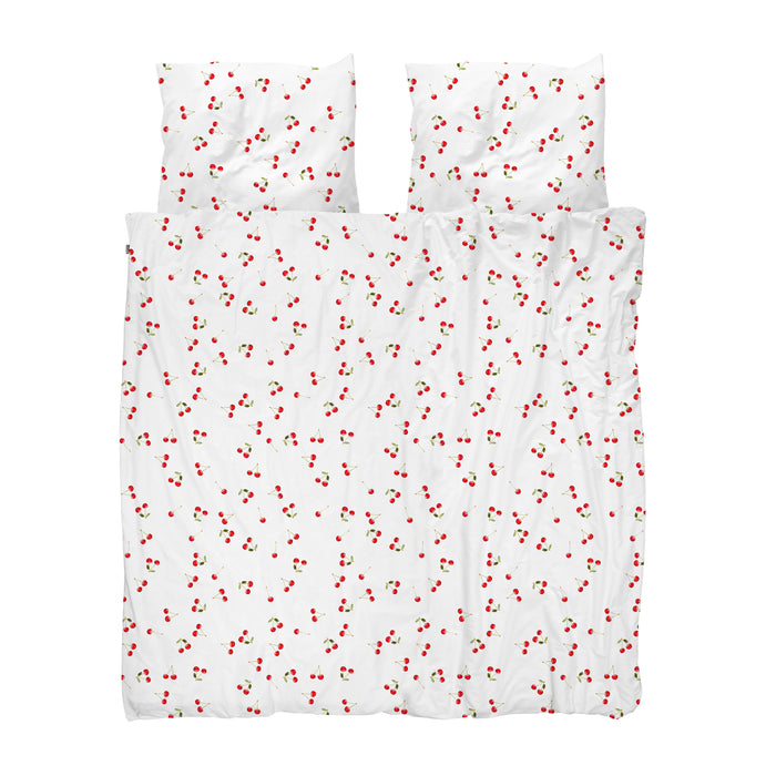 SNURK Cherries Dekbedovertrek 240 x 220 cm