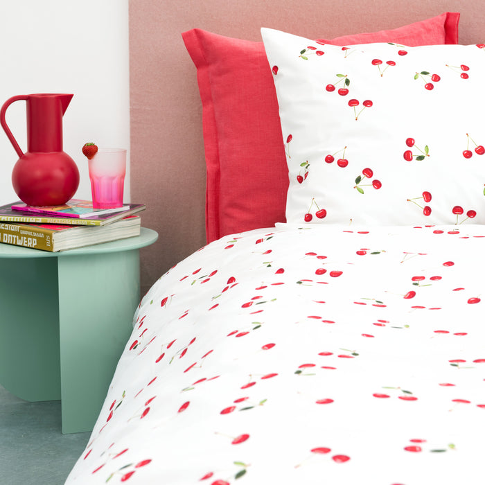 SNURK Cherries Dekbedovertrek 240 x 220 cm