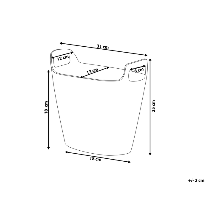 Beliani - SUNBAT - Flessenkoeler - Goud - Aluminium