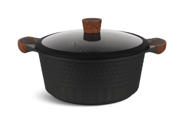 Edenberg Black Line - 10-delige Luxe Pannenset van Gesmeed Aluminium